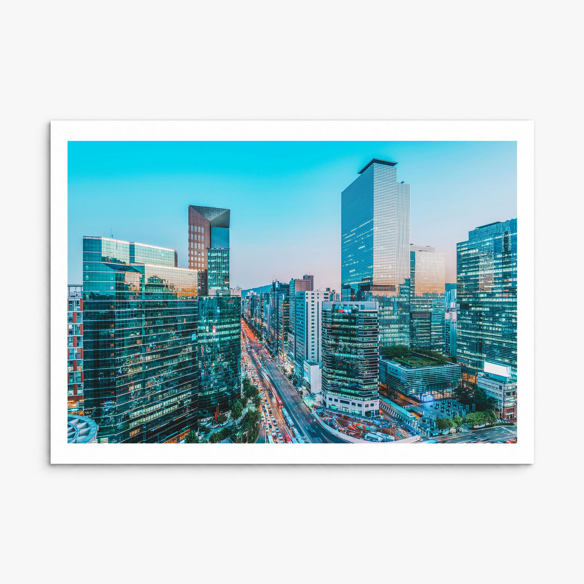 Seoul Photo Poster, print only (unframed), white border