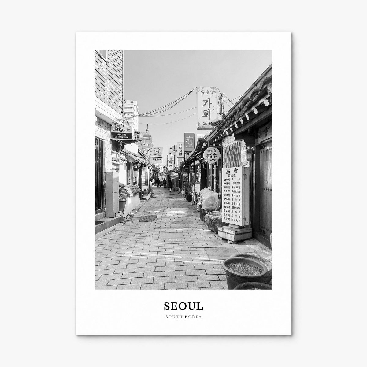 Seoul Classic No 2 Poster, print only (unframed)