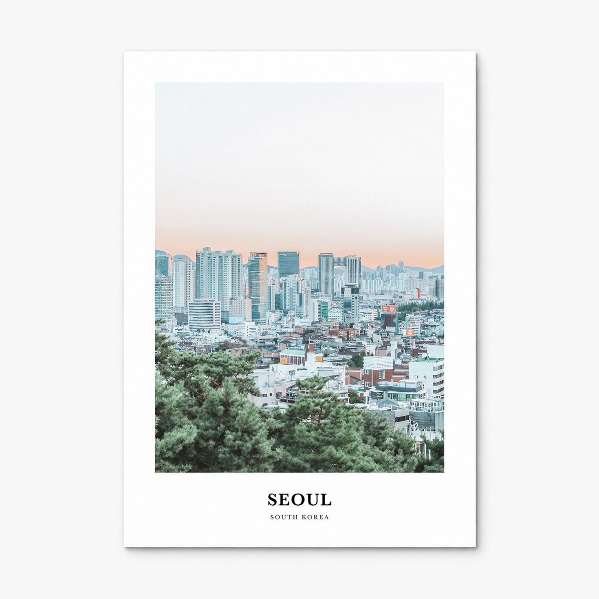 Seoul Classic Poster, print only (unframed)