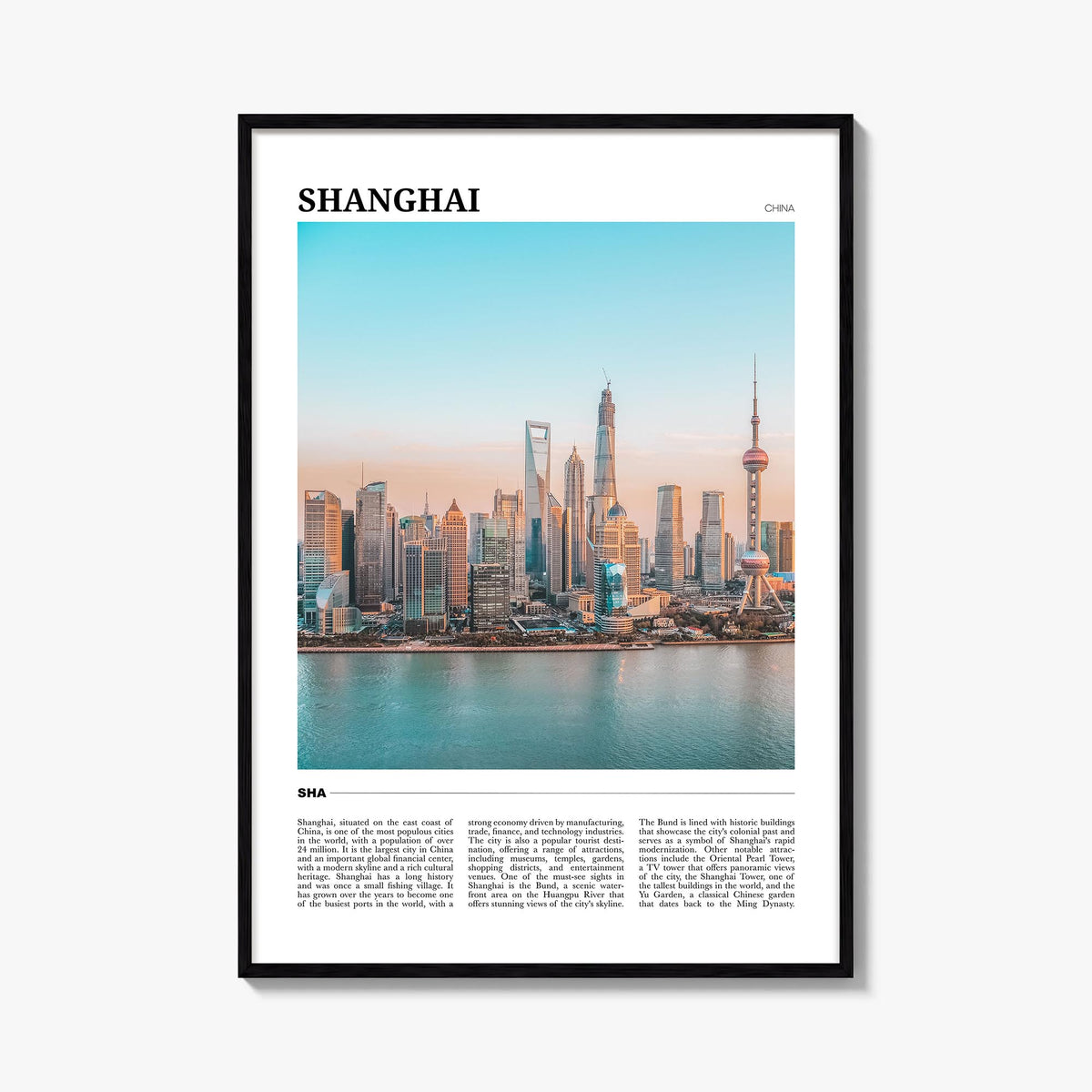 Shanghai Travel Poster