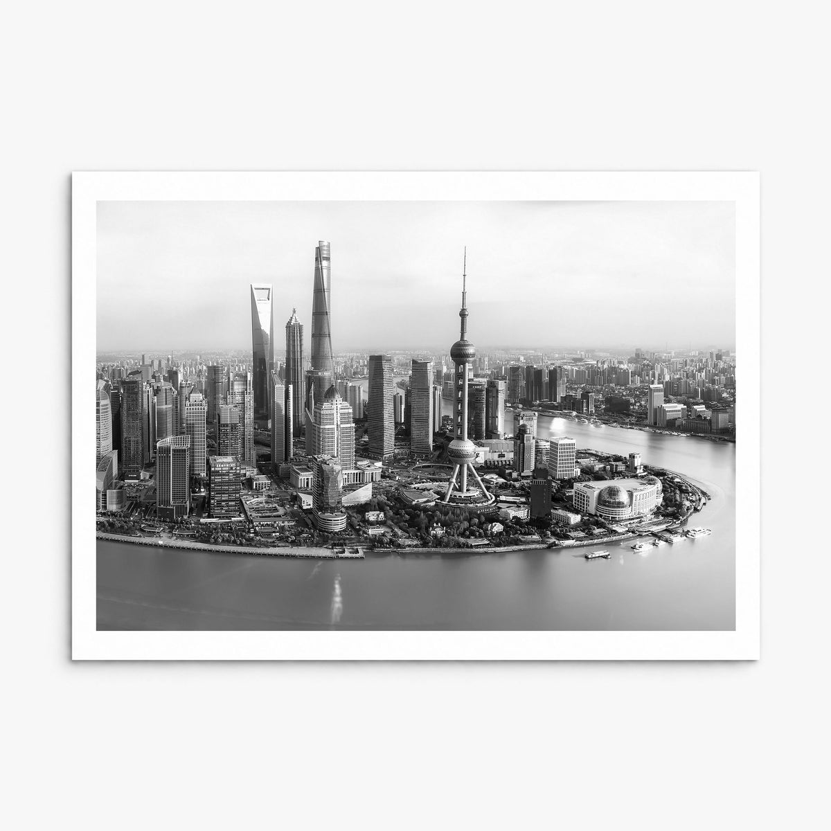 Shanghai Photo Poster, print only (unframed), white border