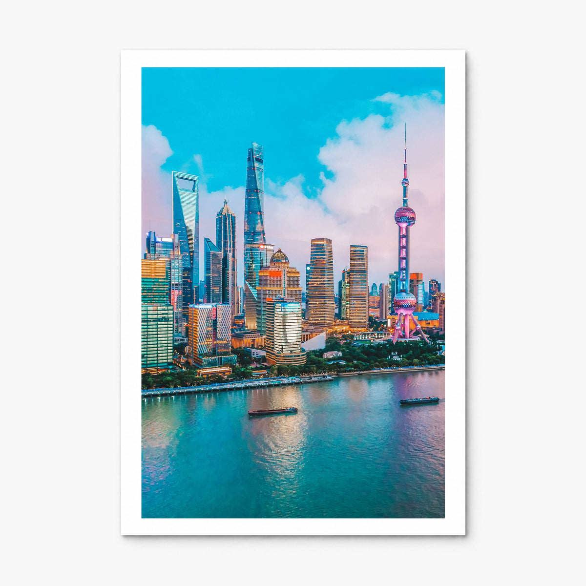Shanghai Photo No 3 Poster, print only (unframed), white border