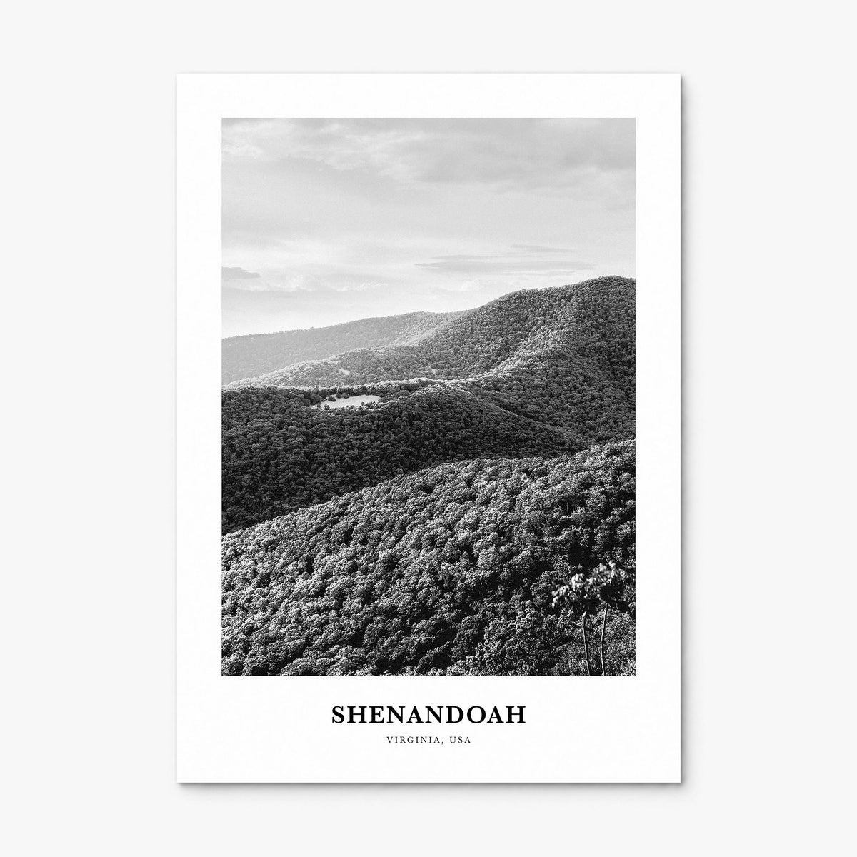 Shenandoah National Park Classic Poster, print only (unframed)