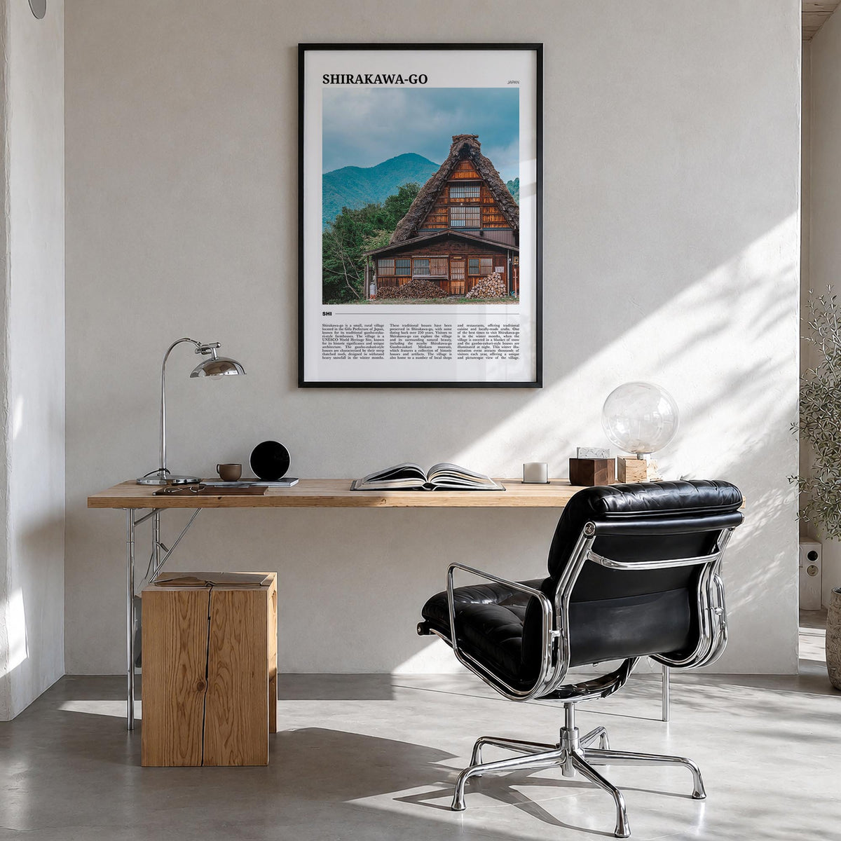 Shirakawa-go Travel Poster
