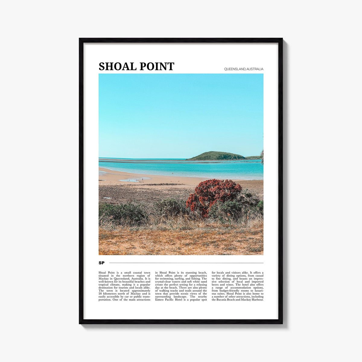 Shoal Point Travel Poster