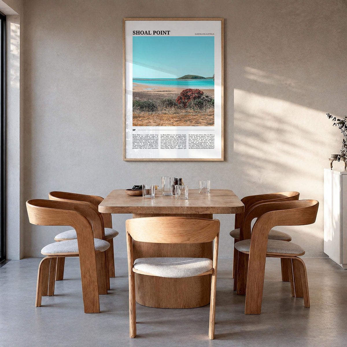 Shoal Point Travel Poster
