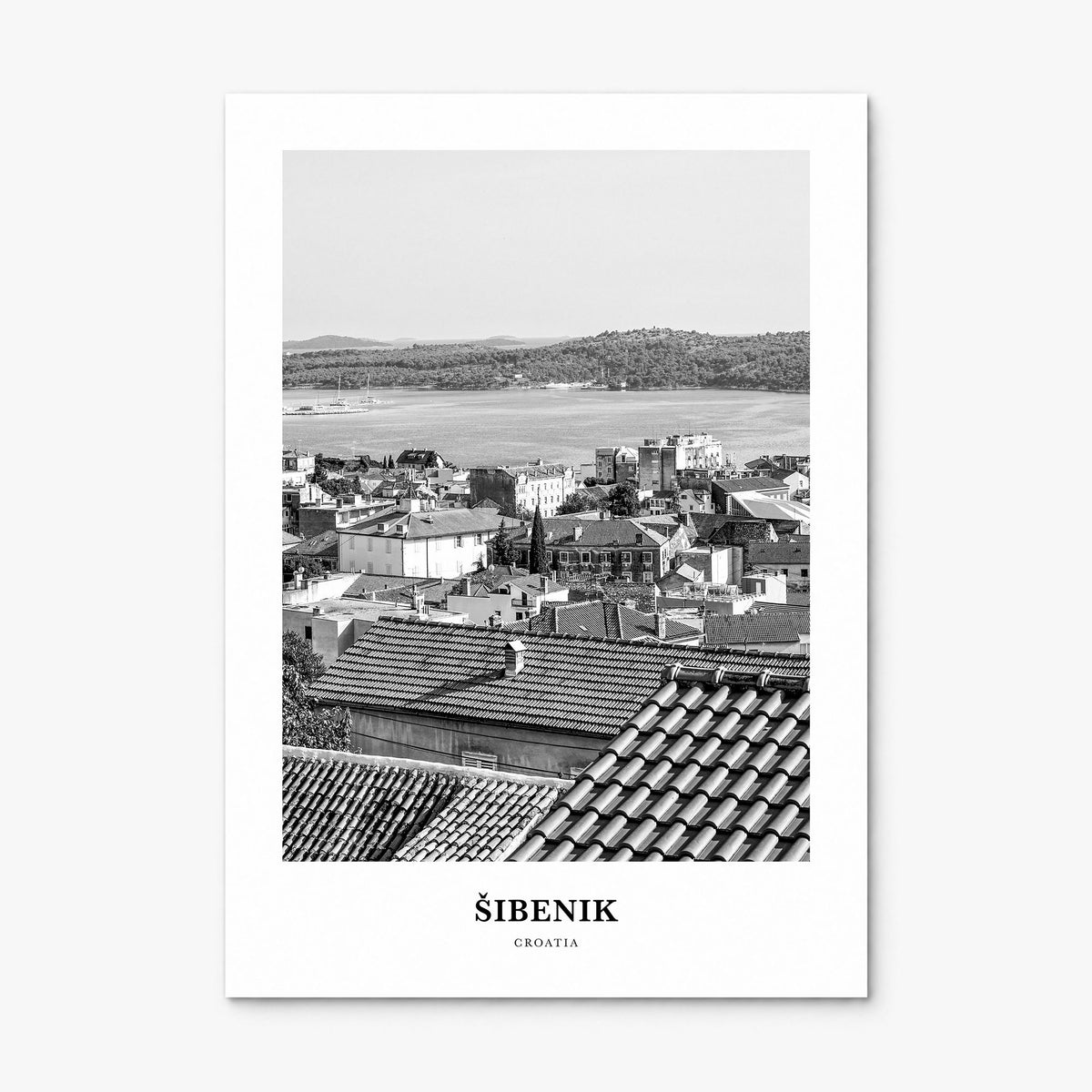 Šibenik Classic Poster, print only (unframed)