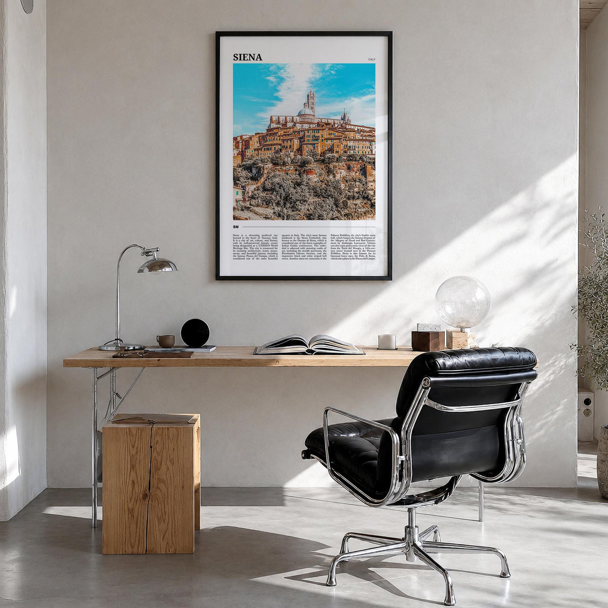 Siena Travel Poster