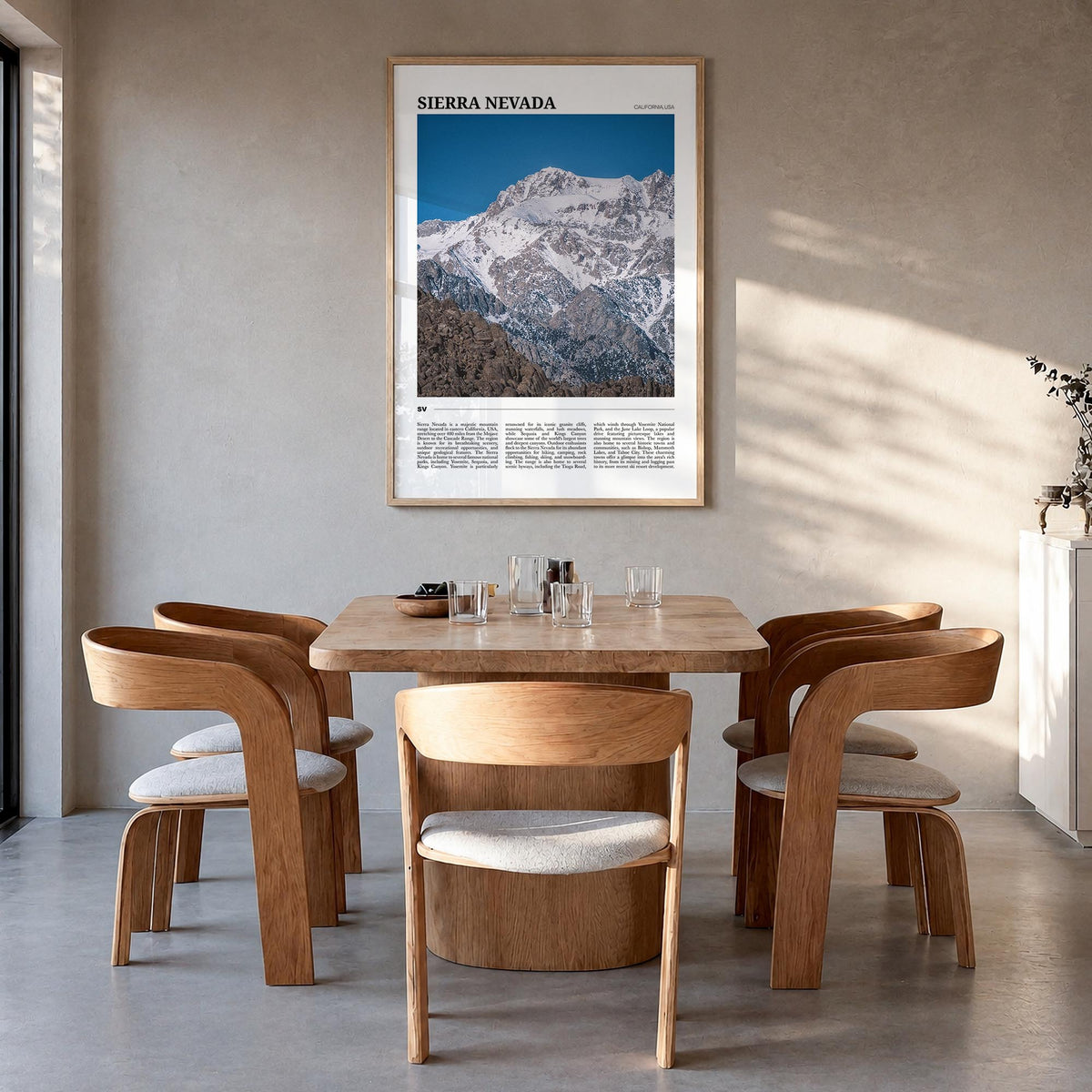 Sierra Nevada Travel Poster