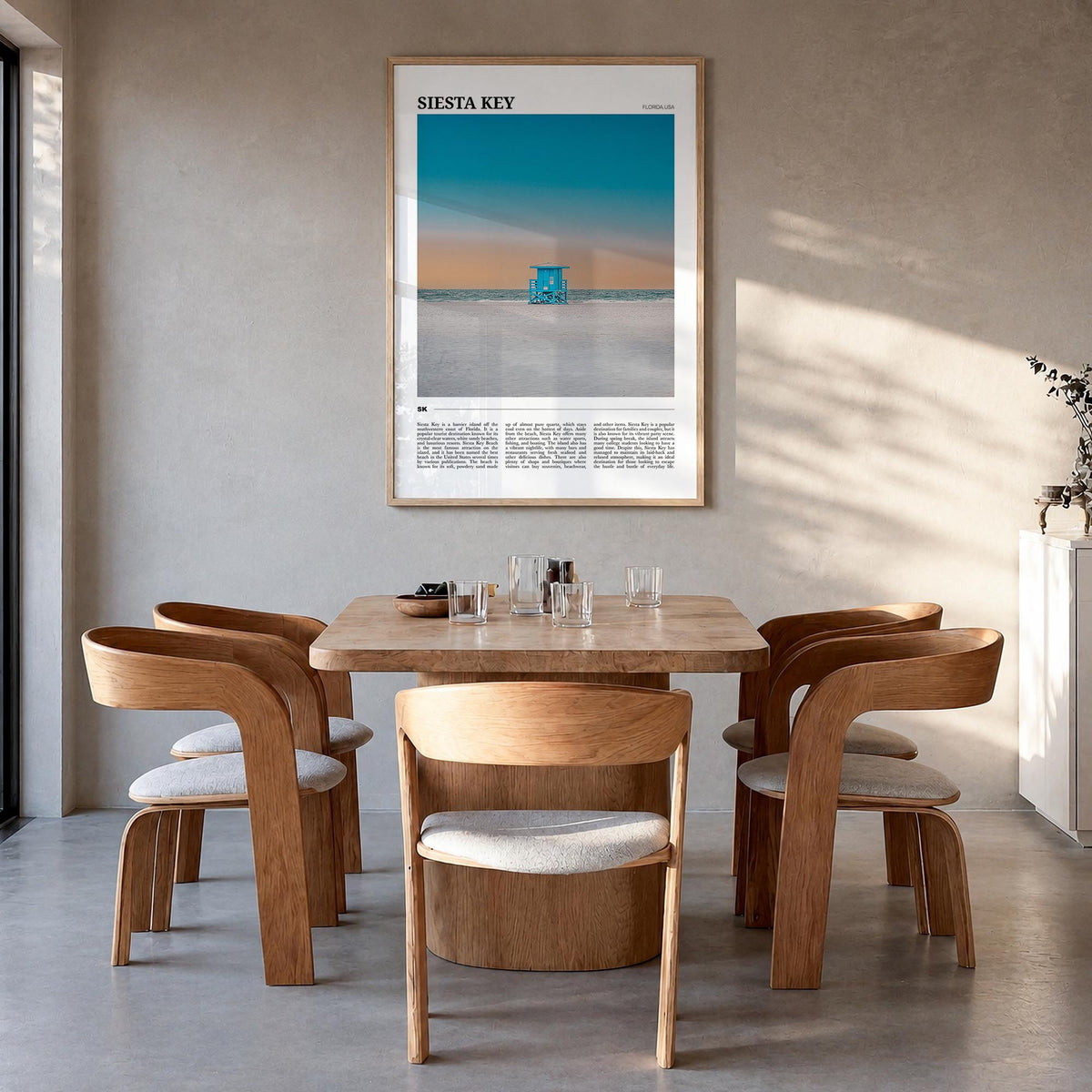 Siesta Key Travel Poster