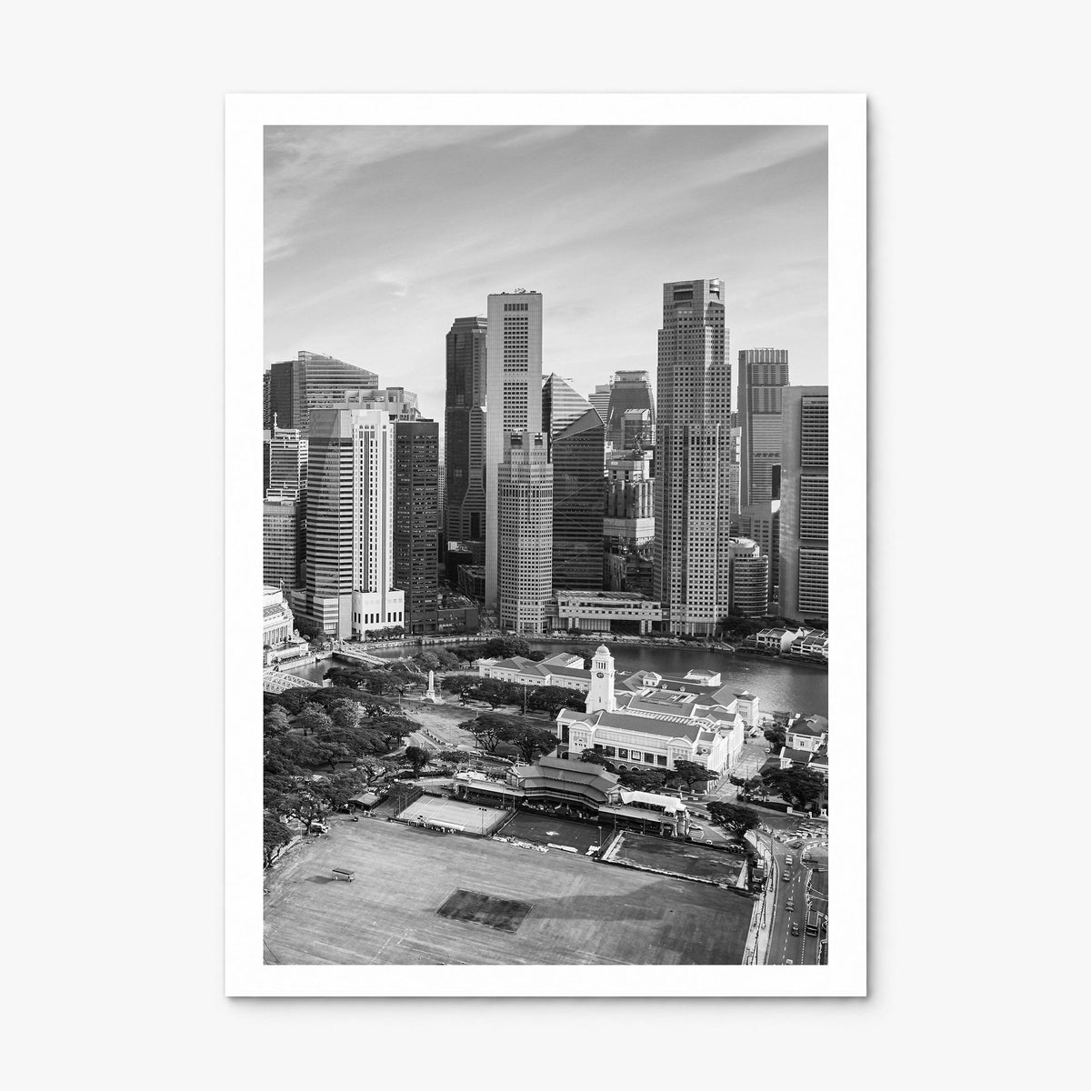Singapore Photo No 1 Poster, print only (unframed), white border