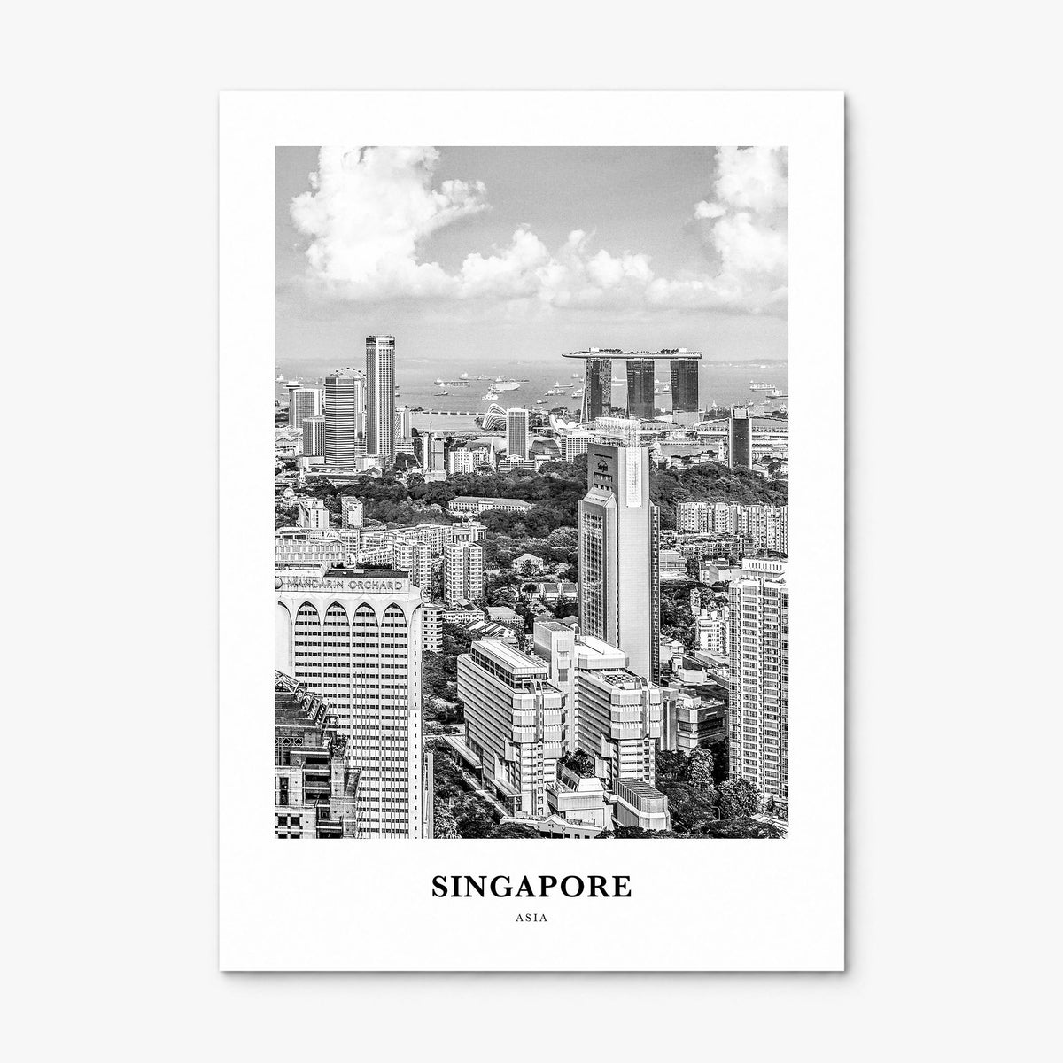 Singapore Classic No 1 Poster, print only (unframed)