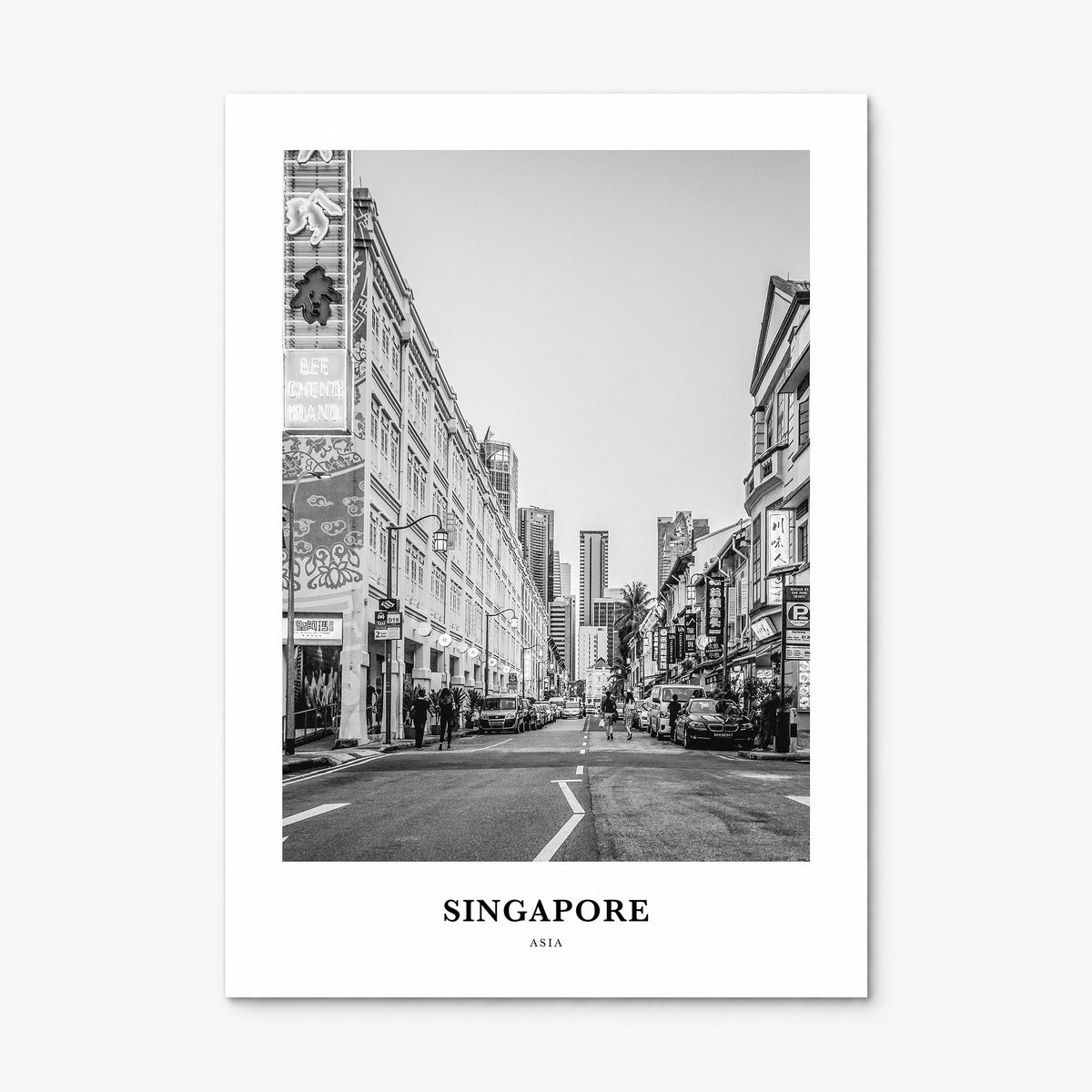 Singapore Classic No 2 Poster, print only (unframed)