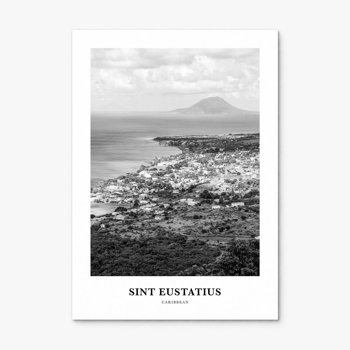 Sint Eustatius Classic Poster, print only (unframed)