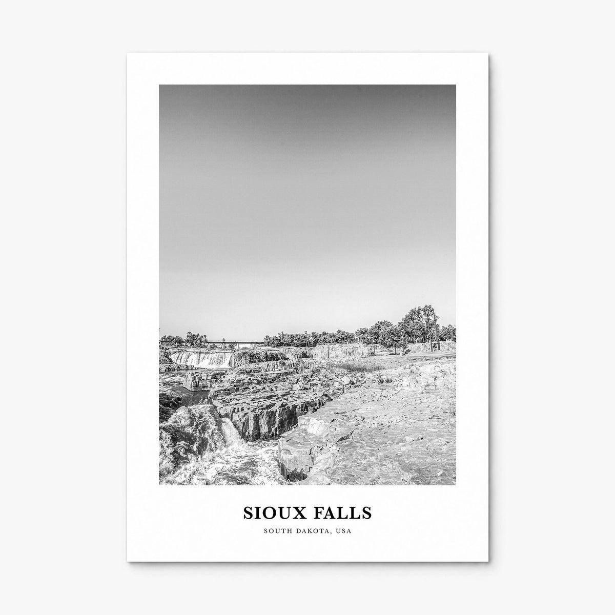 Sioux Falls Classic Poster, print only (unframed)