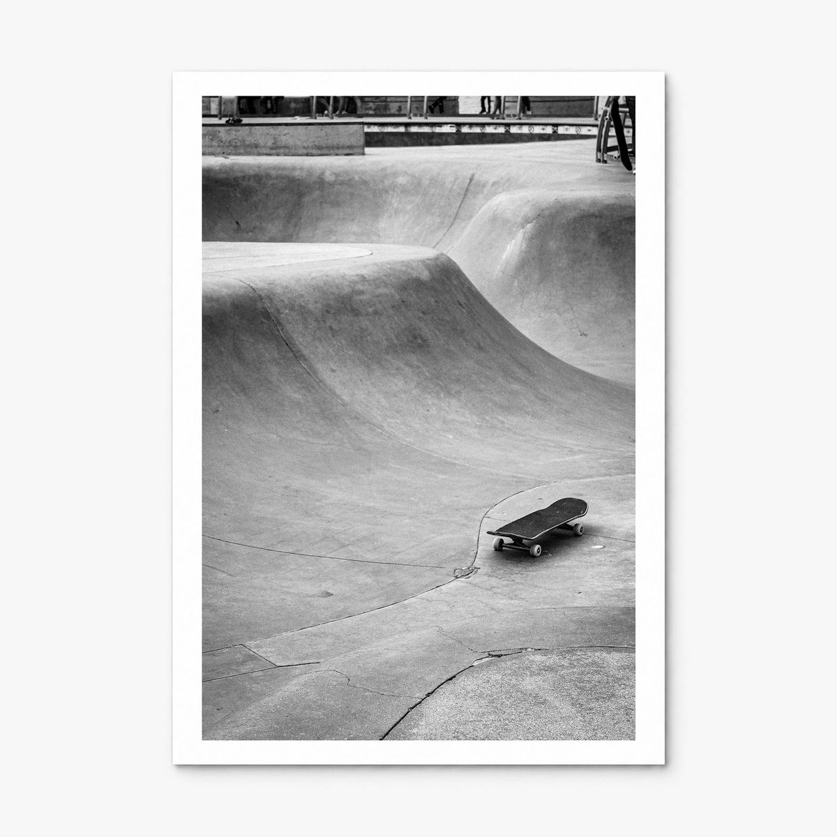 Skateboard Photo No 4 Poster, print only (unframed), white border