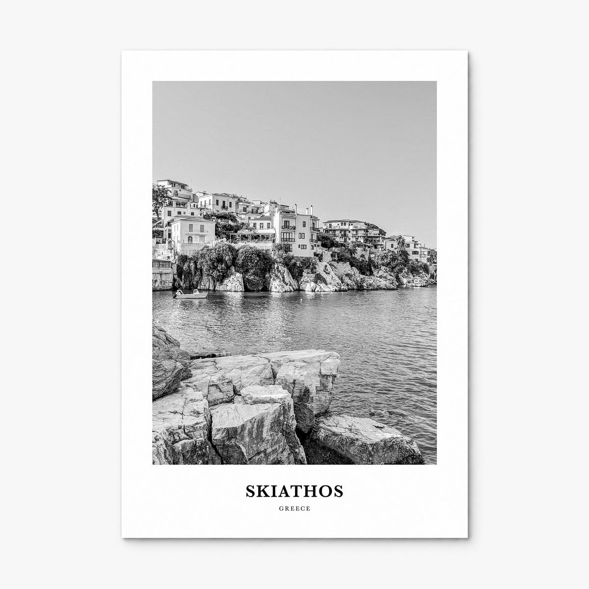 Skiathos Classic Poster, print only (unframed)