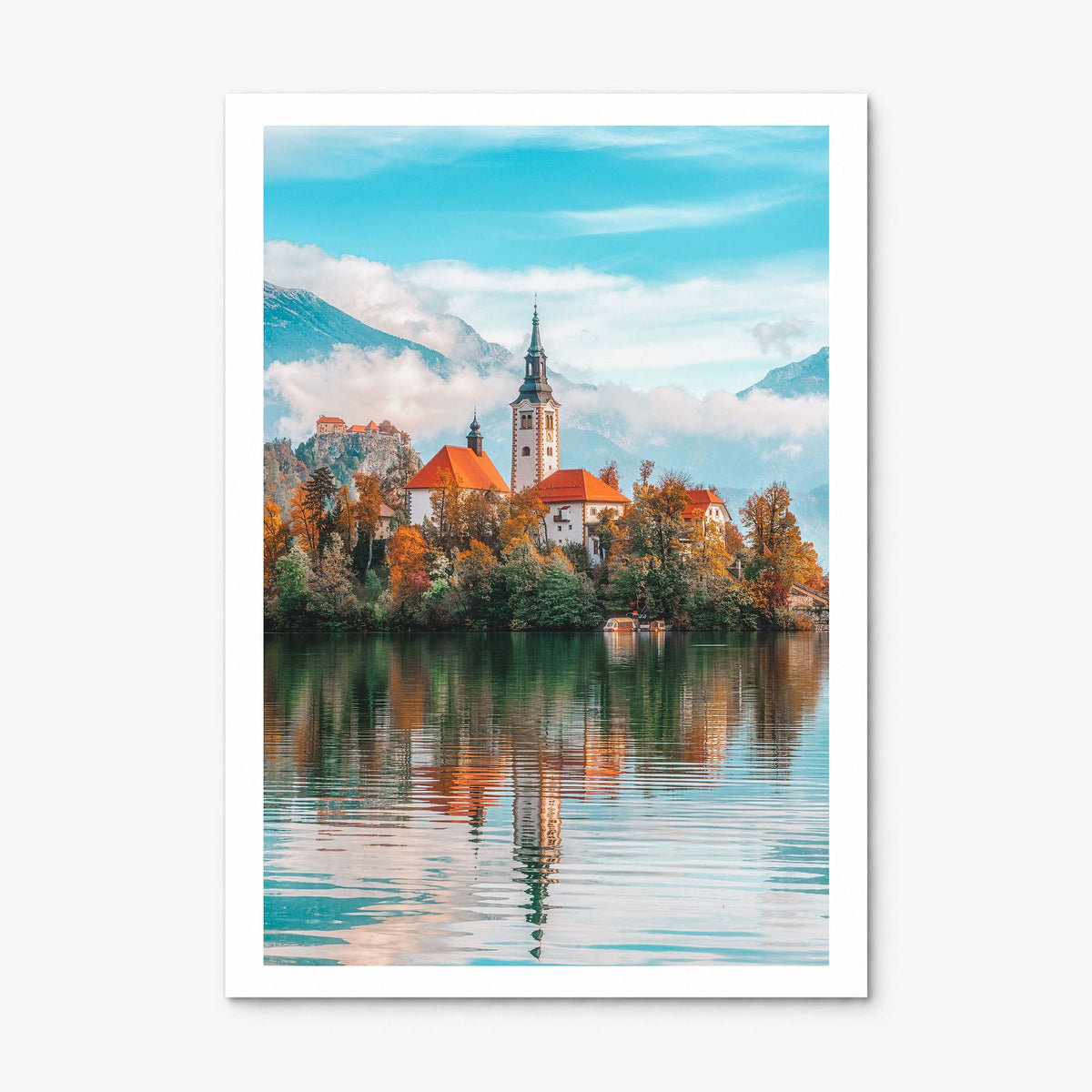 Slovenia Photo Poster, print only (unframed), white border