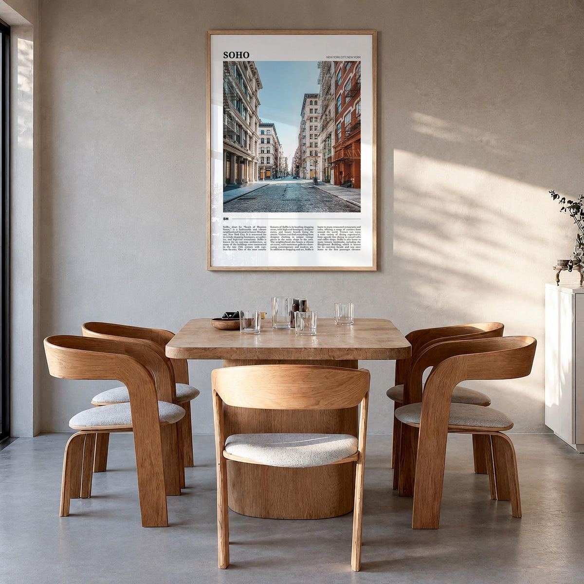SoHo, New York City Travel Poster