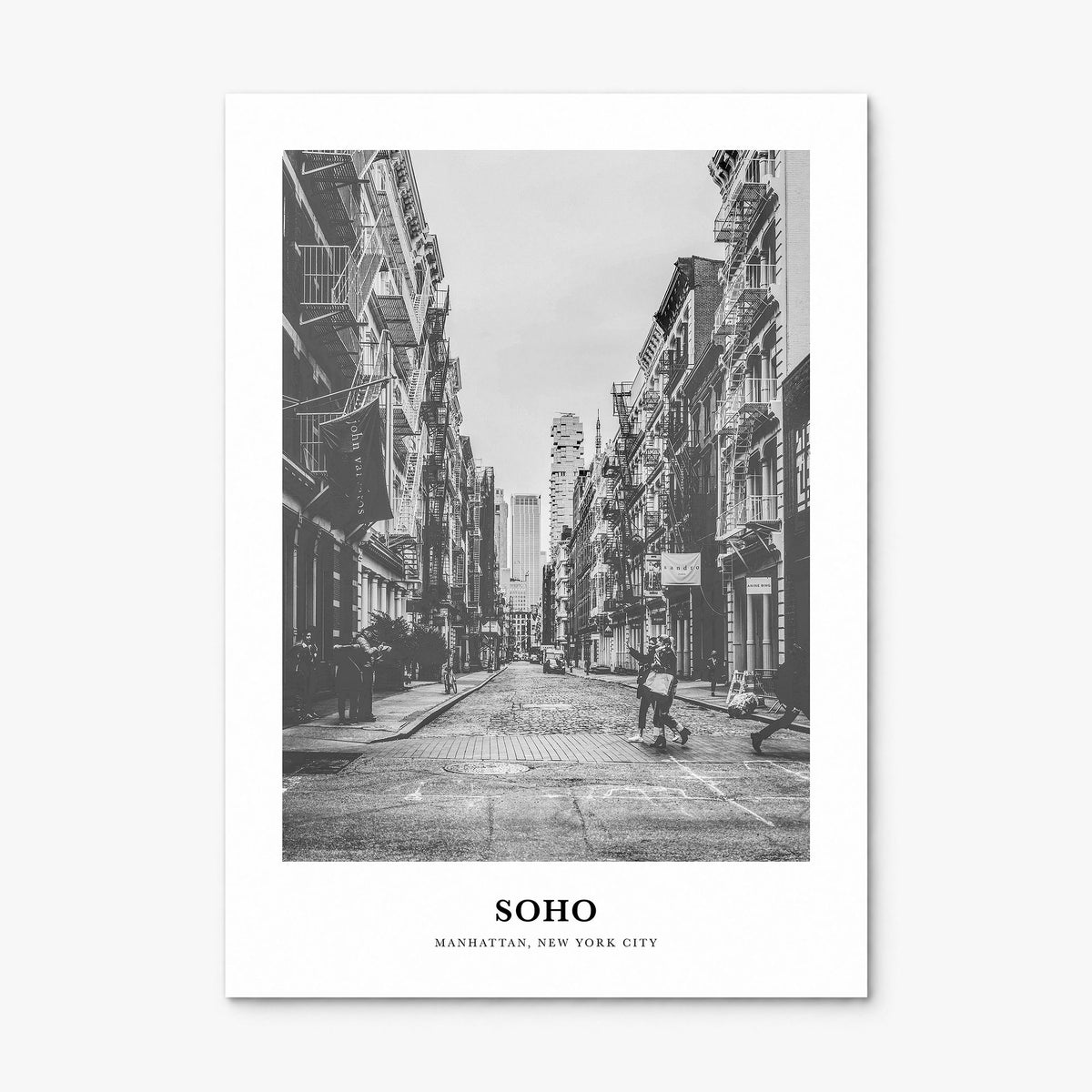 Soho Classic No 1 Poster, print only (unframed)