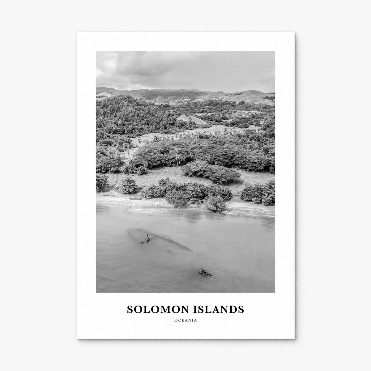 Solomon Islands Classic Poster, print only (unframed)