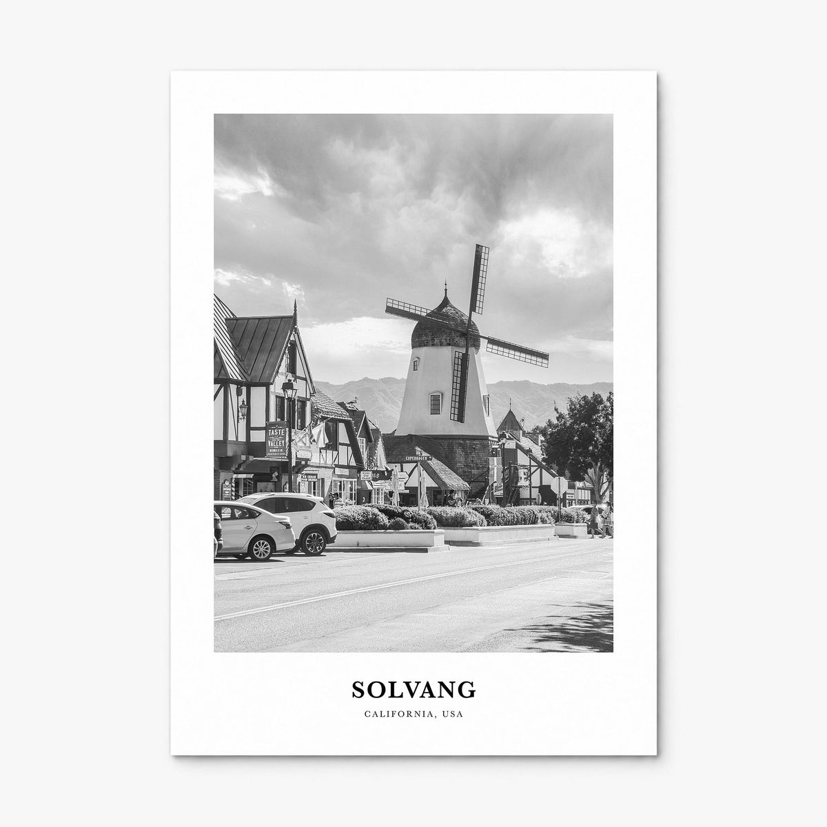 Solvang Classic Poster, print only (unframed)