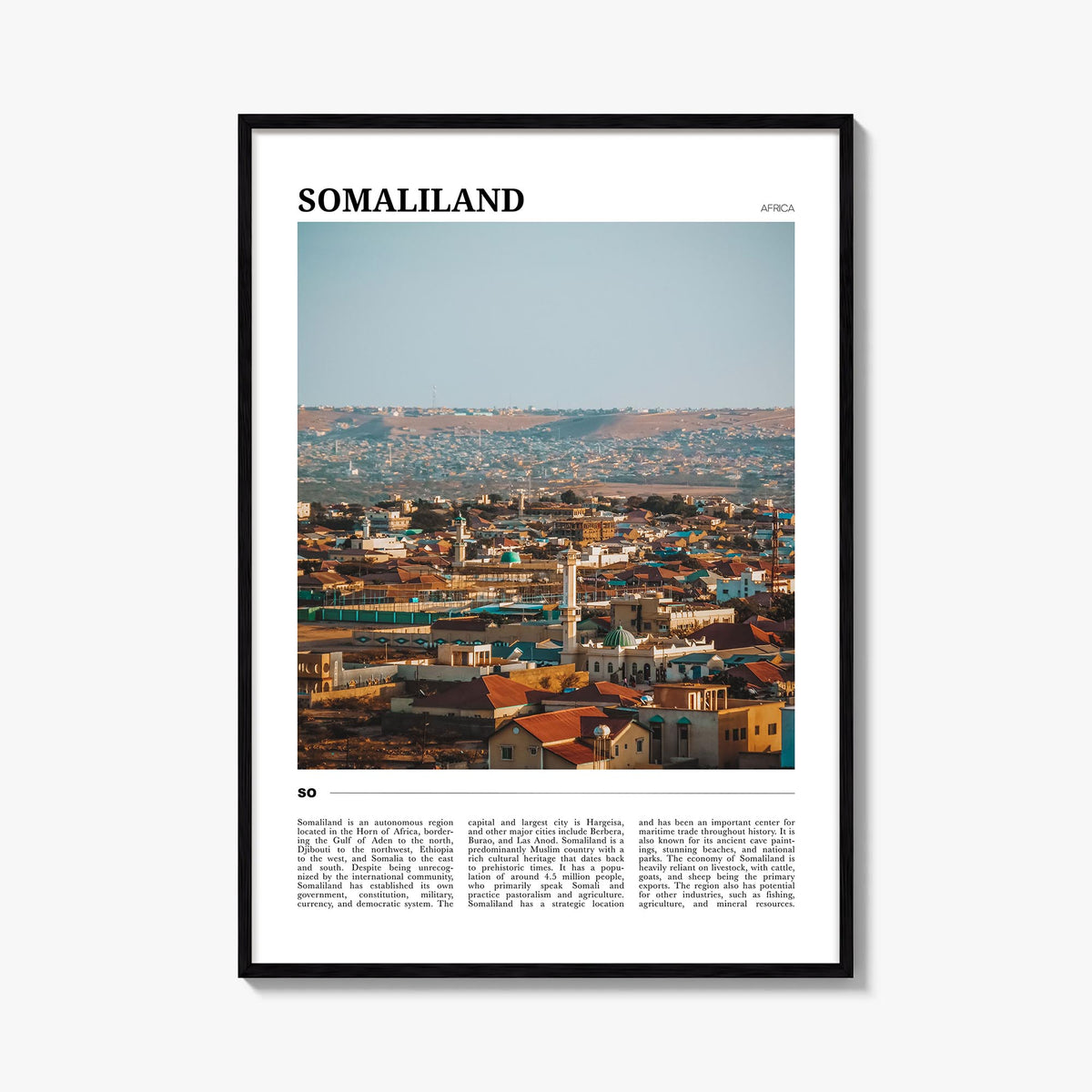 Somaliland Travel Poster