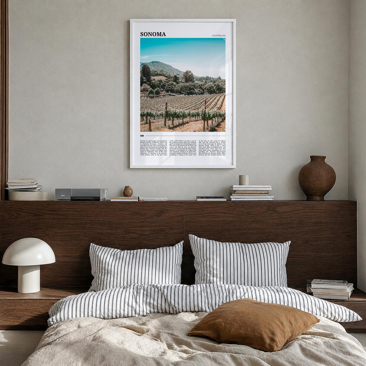 Sonoma Travel Poster
