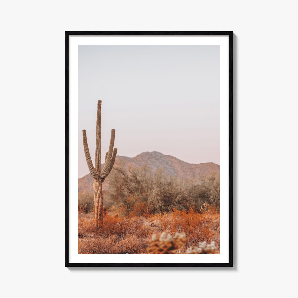Sonora colorful photo poster of Mexico – vertical wall art, unframed print shown in interior mockup