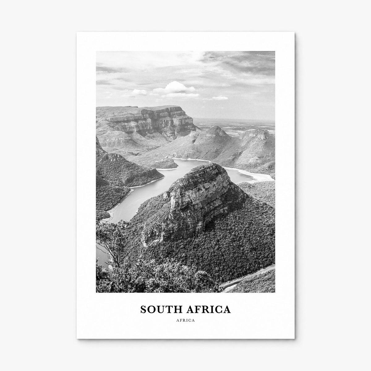 South Africa Classic Poster, print only (unframed)
