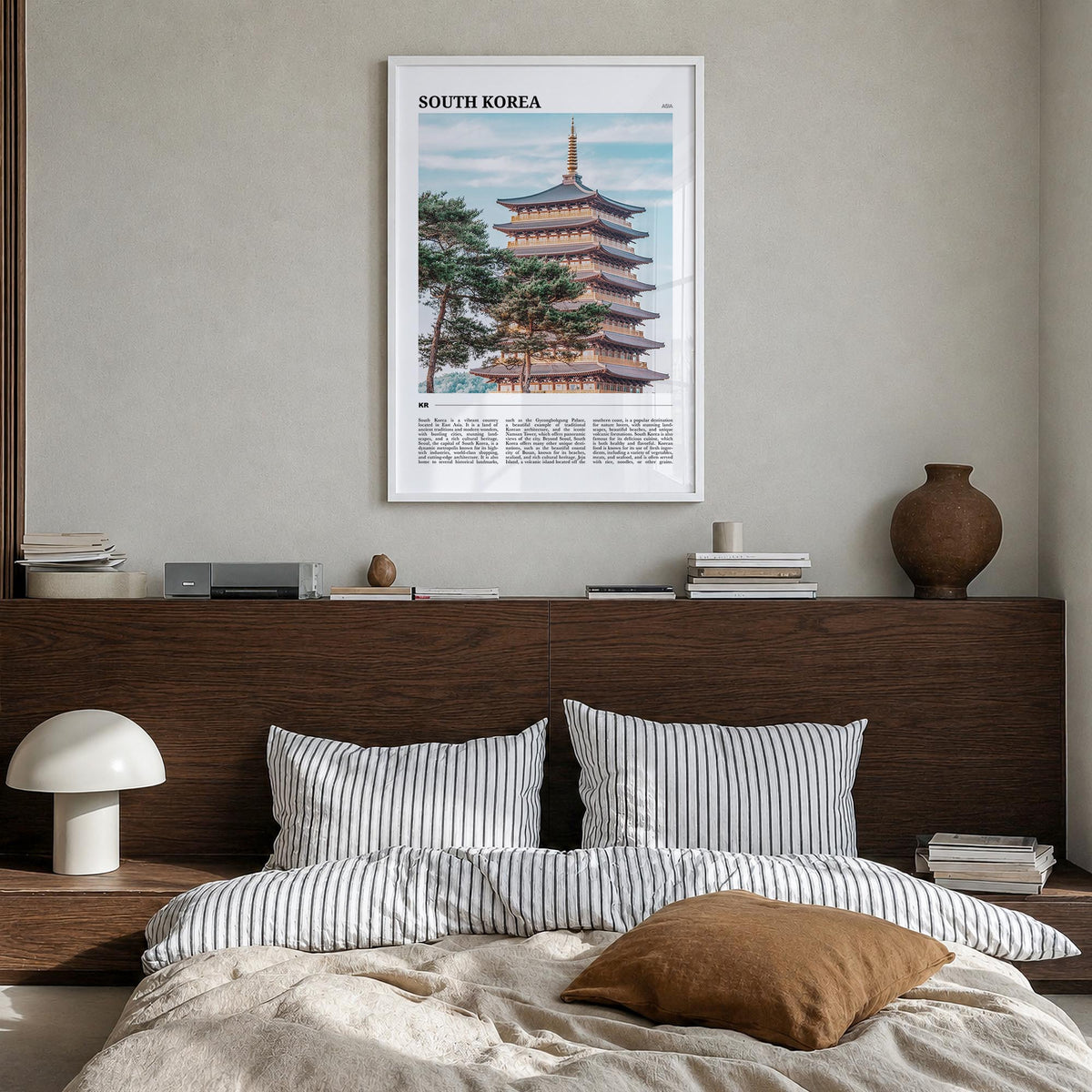 South Korea Travel Poster