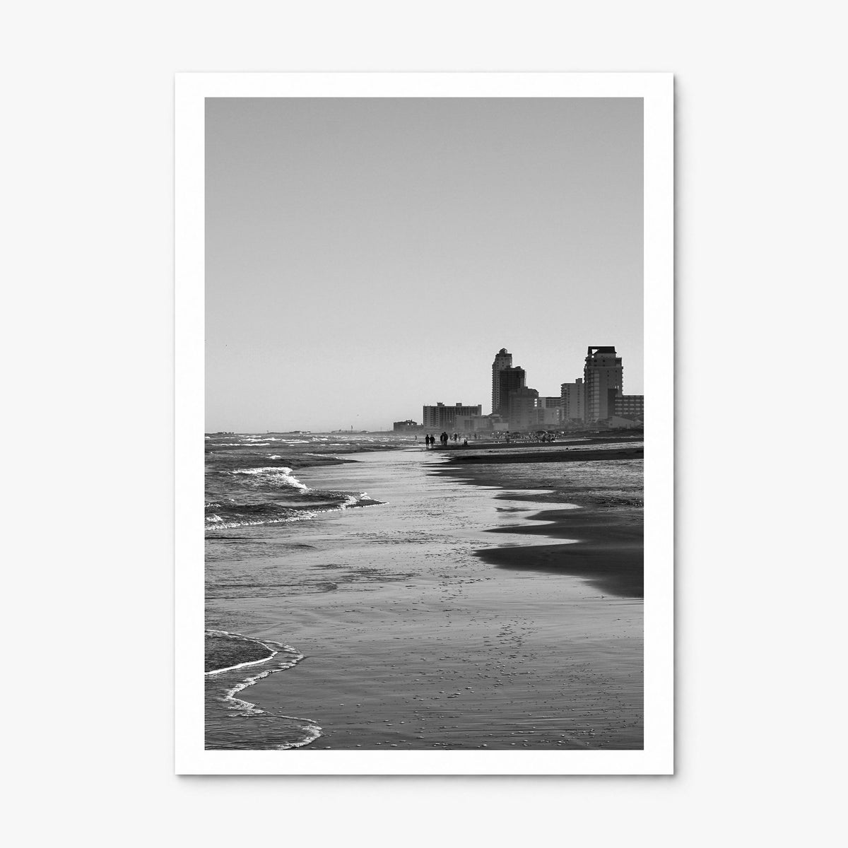 South Padre Island Photo Poster, print only (unframed), white border