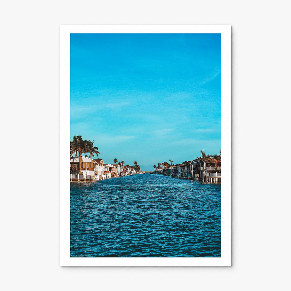 South Padre Island Photo Poster, print only (unframed), white border