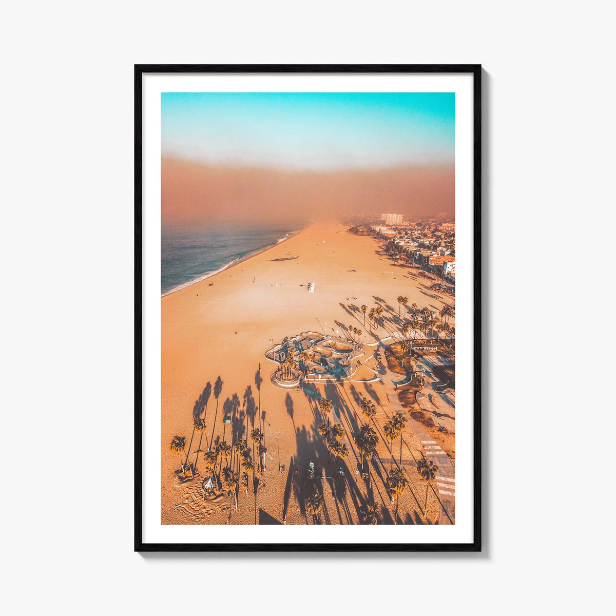 Southern California no. 3 colorful photo poster of California, USA – vertical wall art, unframed print shown in interior mock
