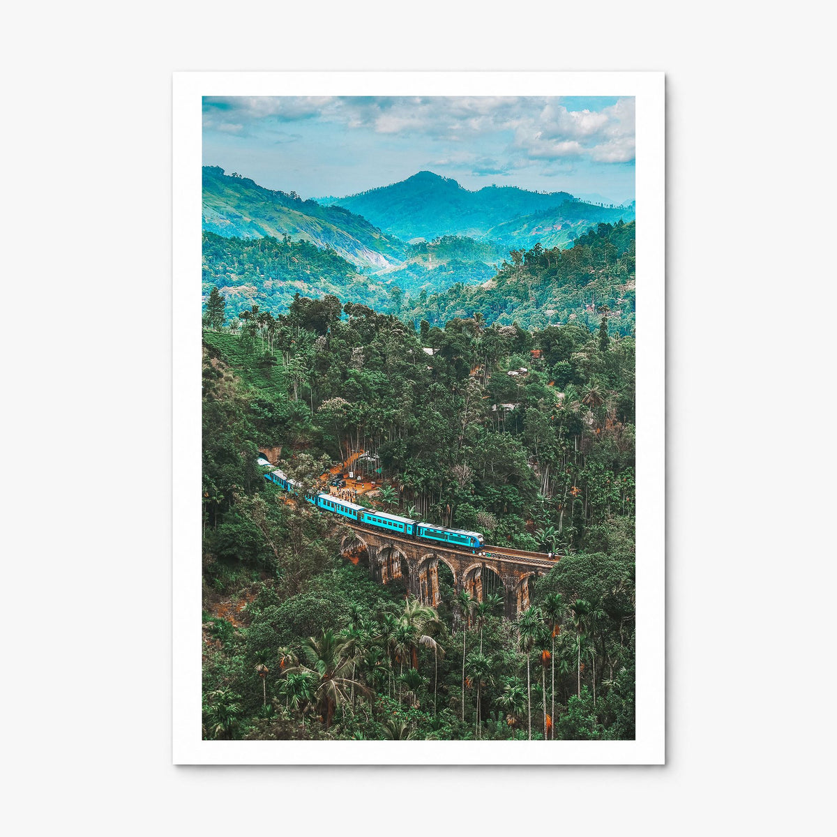 Sri Lanka Photo Poster, print only (unframed), white border
