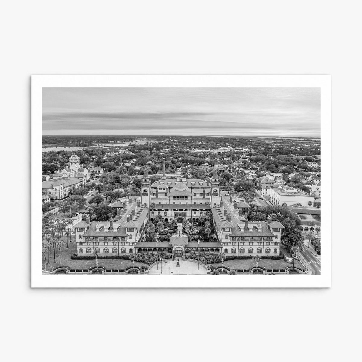 St. Augustine Photo Poster, print only (unframed), white border