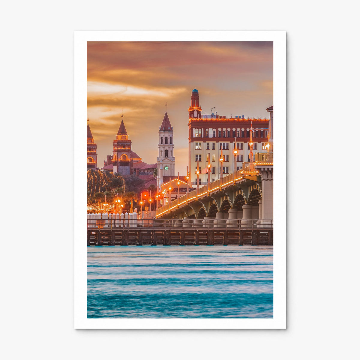 St. Augustine Photo No 2 Poster, print only (unframed), white border