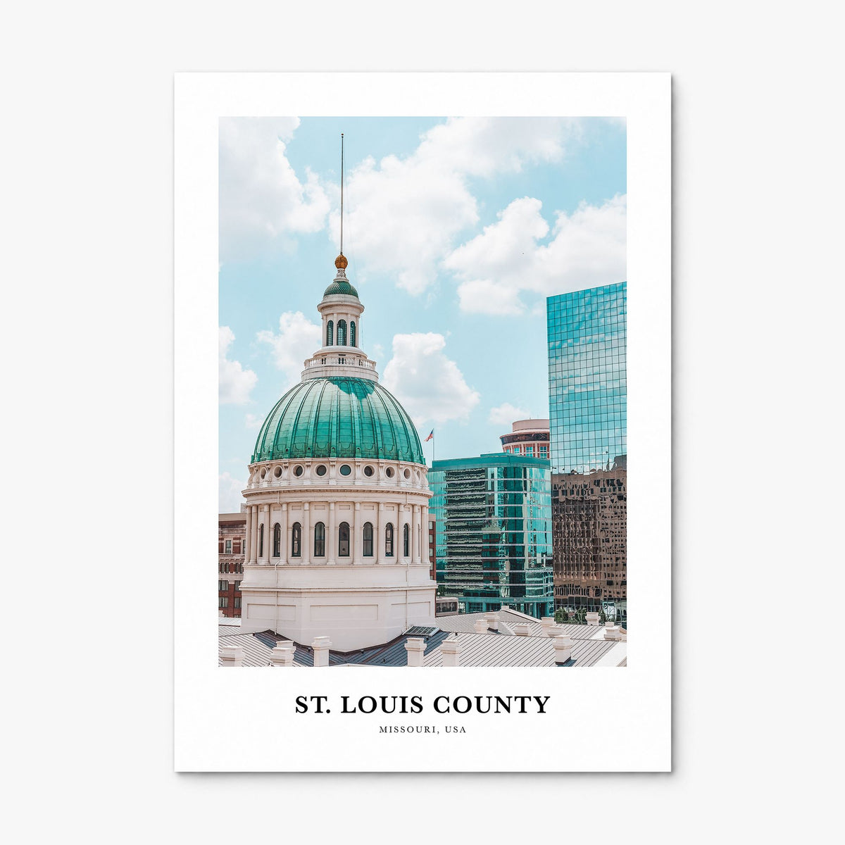 St. Louis County Classic Poster, print only (unframed)