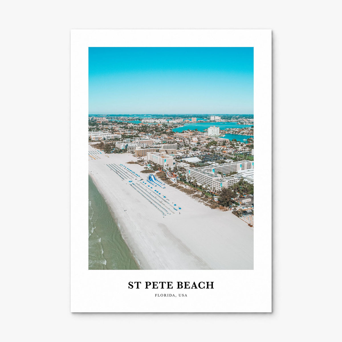 St. Pete Beach Classic Poster, print only (unframed)