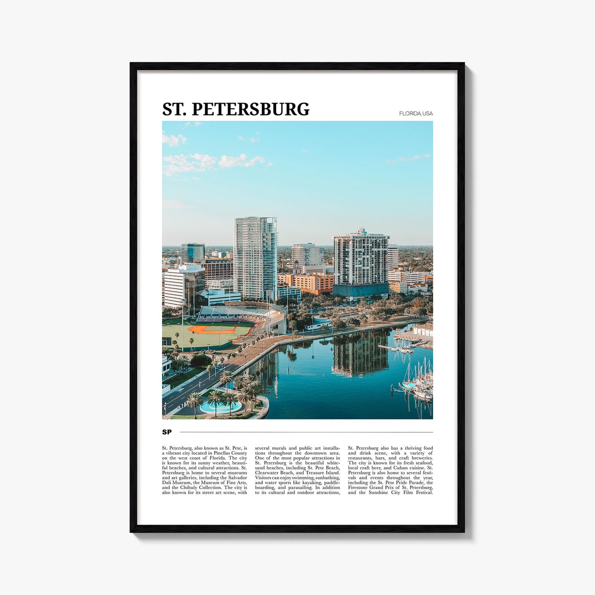 St. Petersburg, Florida Travel Poster