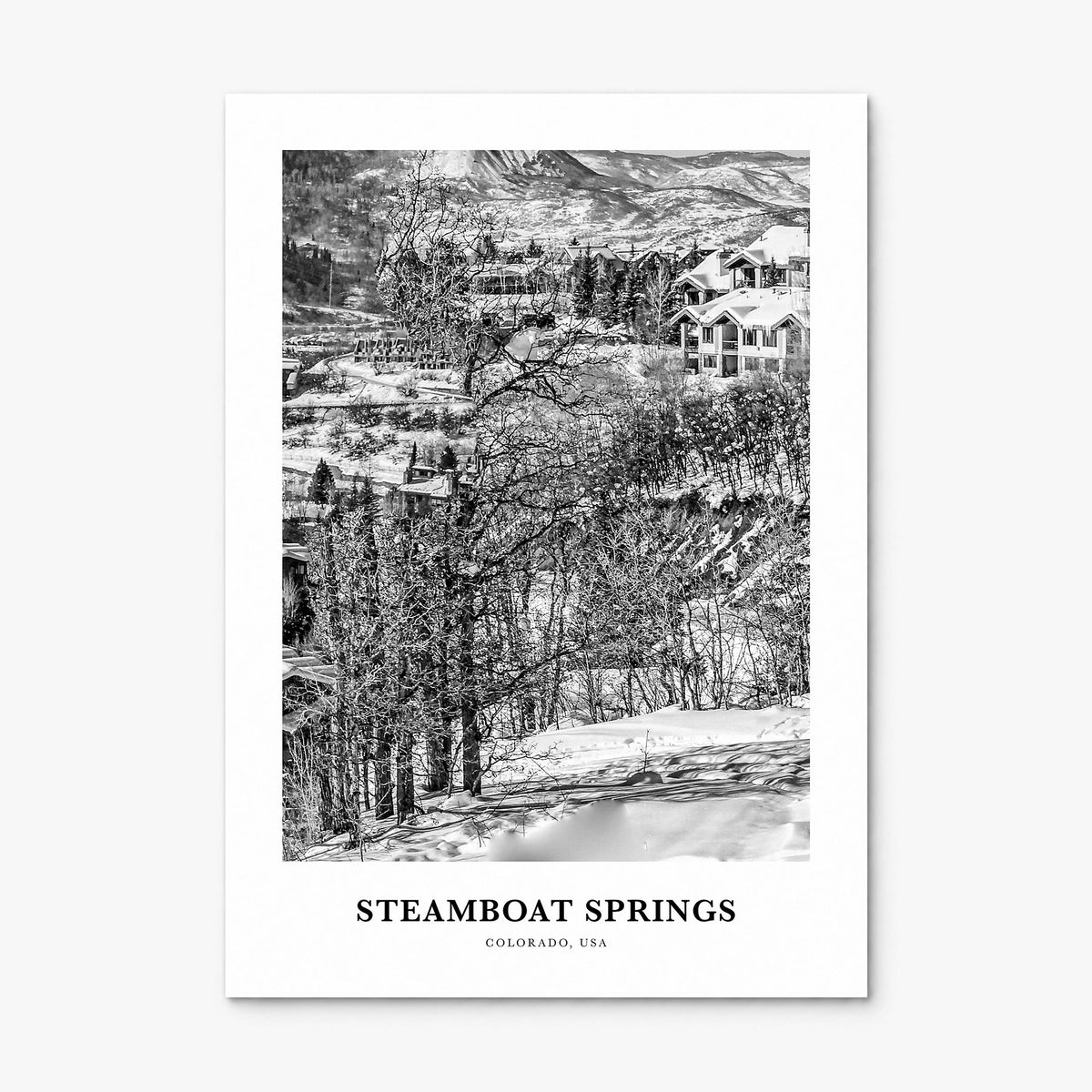 Steamboat Springs Classic Poster, print only (unframed)
