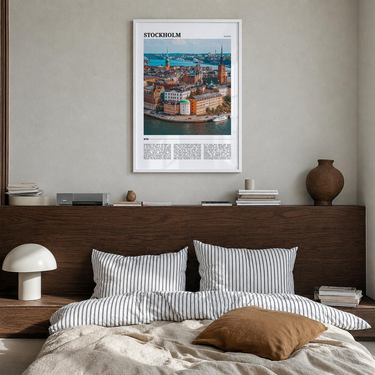 Stockholm Travel Poster