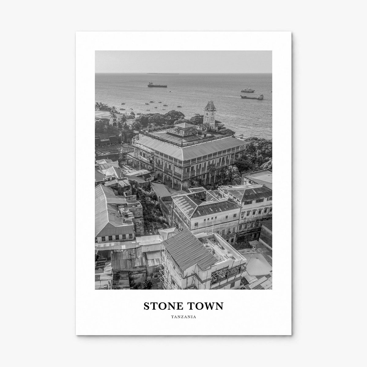 Stone Town Classic Poster, print only (unframed)