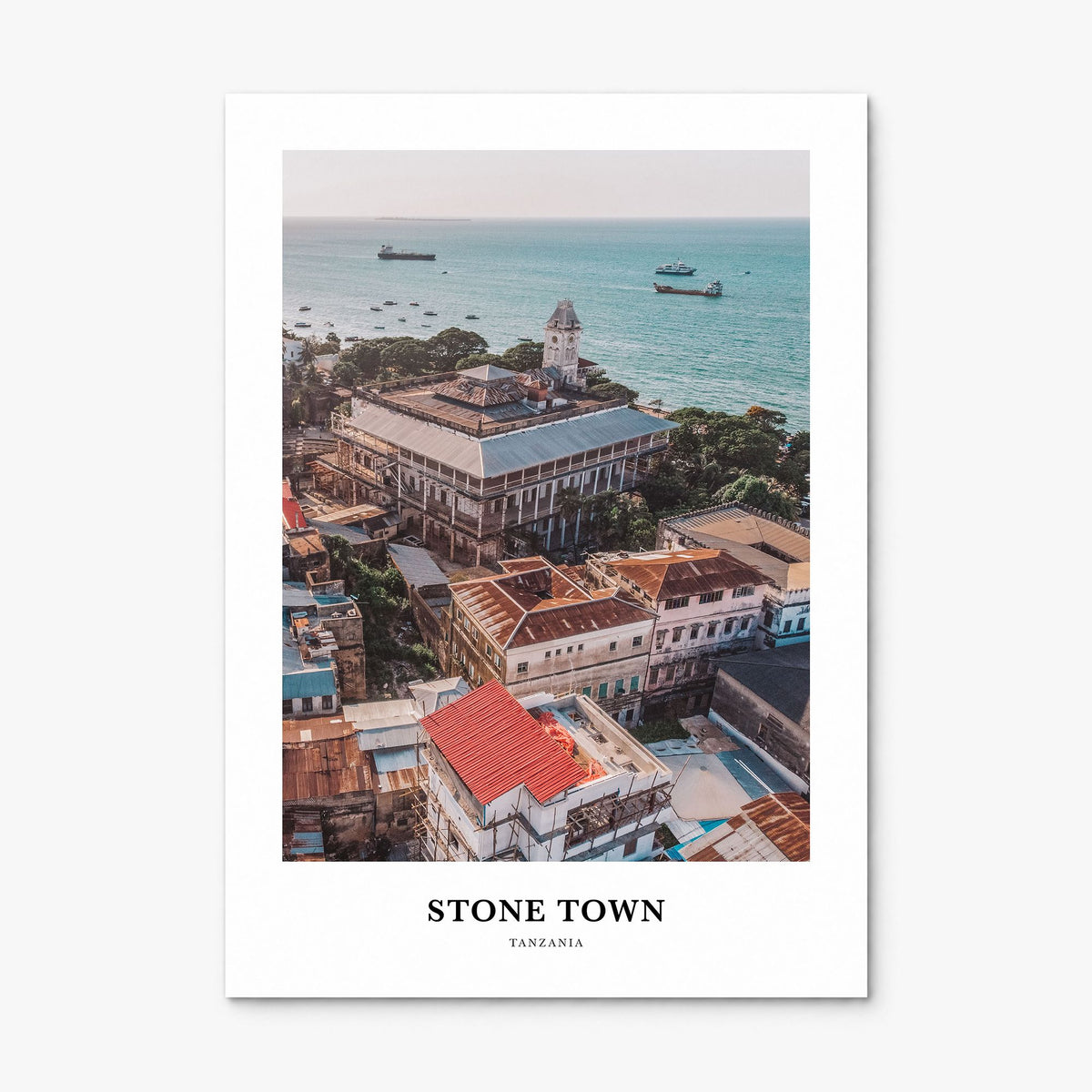 Stone Town Classic Poster, print only (unframed)