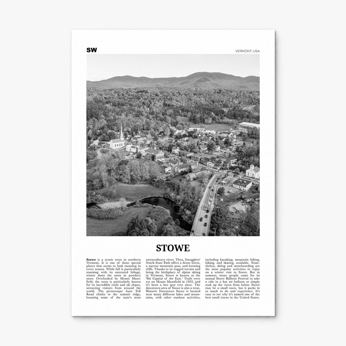 Stowe Newspaper No 1 Poster, print only (unframed)