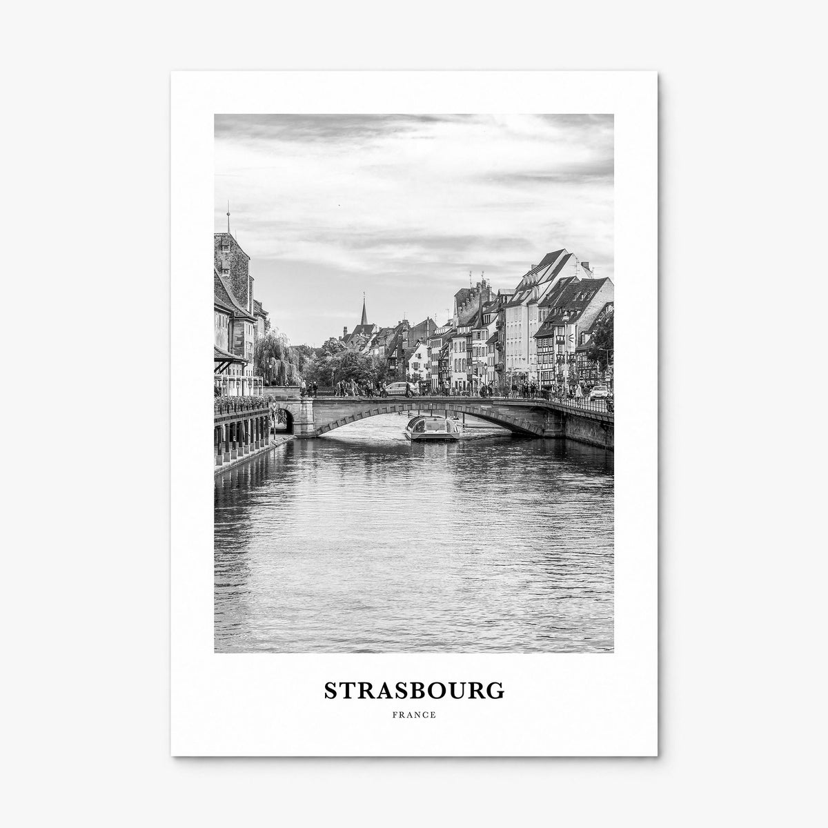 Strasbourg Classic Poster, print only (unframed)