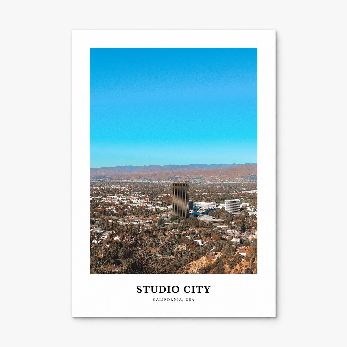 Studio City Classic Poster, print only (unframed)