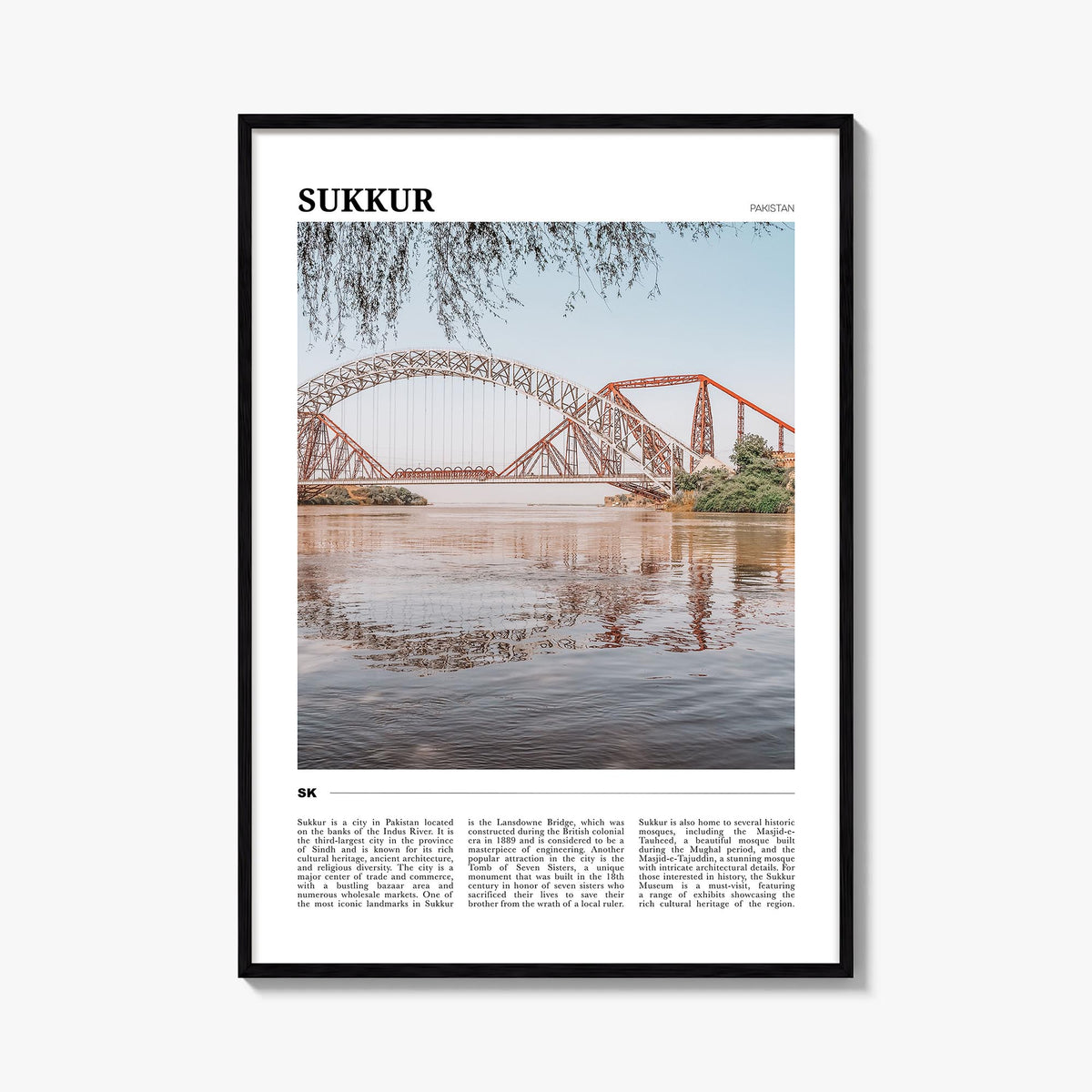 Sukkur Travel Poster