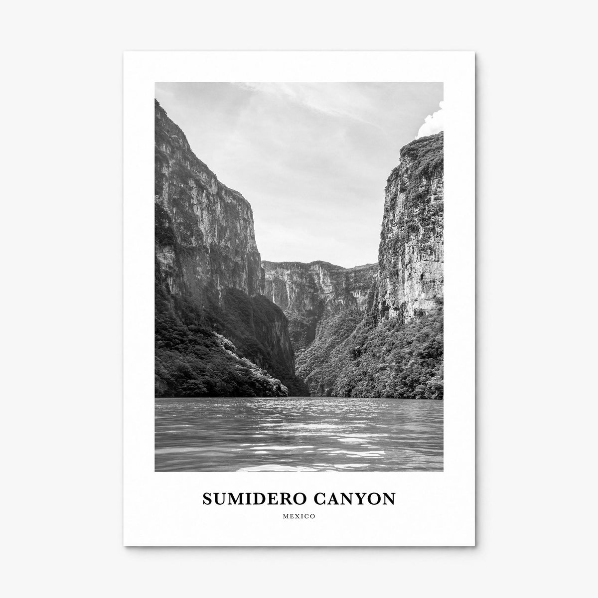 Sumidero Canyon Classic Poster, print only (unframed)
