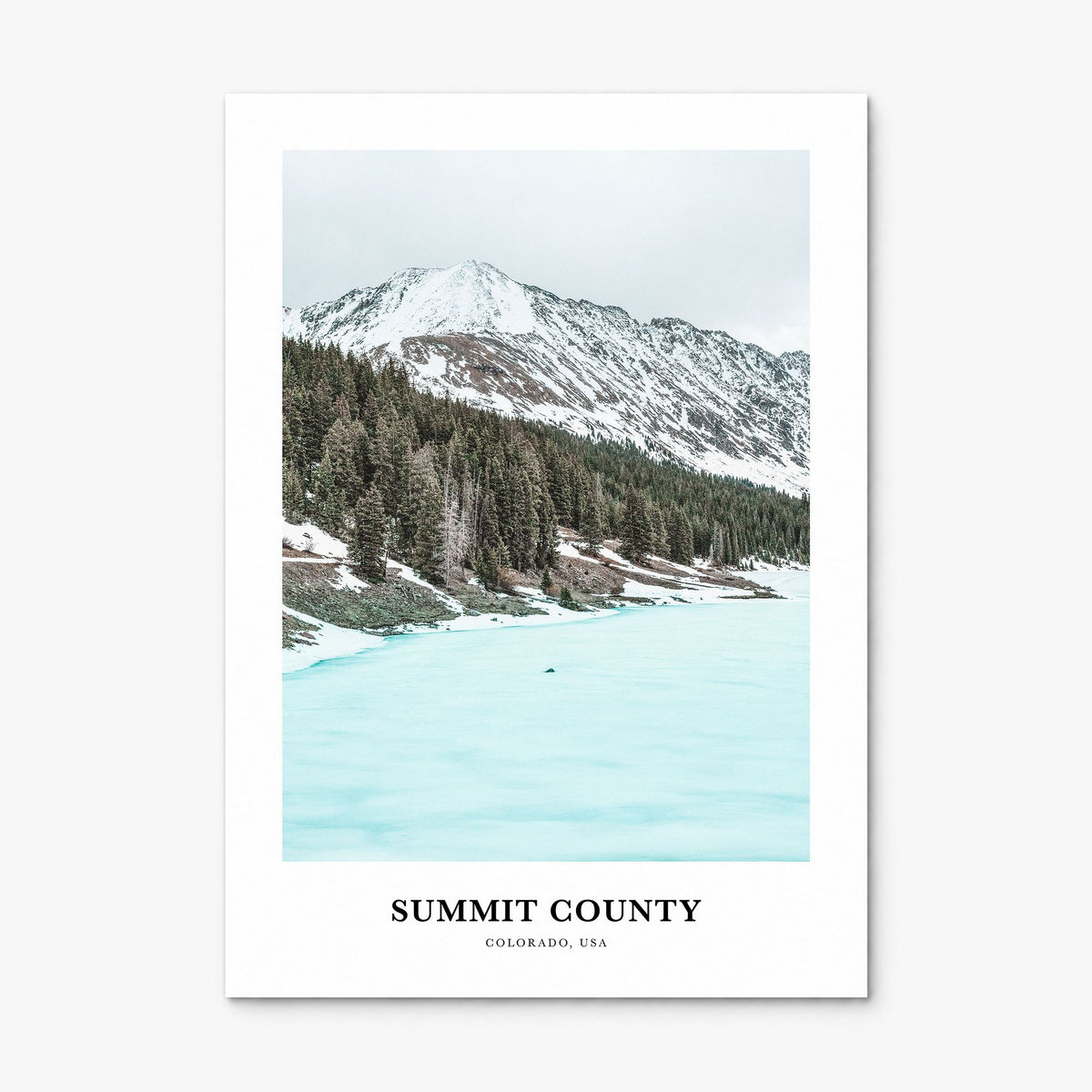 Summit County Classic Poster, print only (unframed)